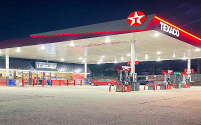 Enhance visual appeal with a gas station canopy design in Dallas, TX, for higher customer traffic