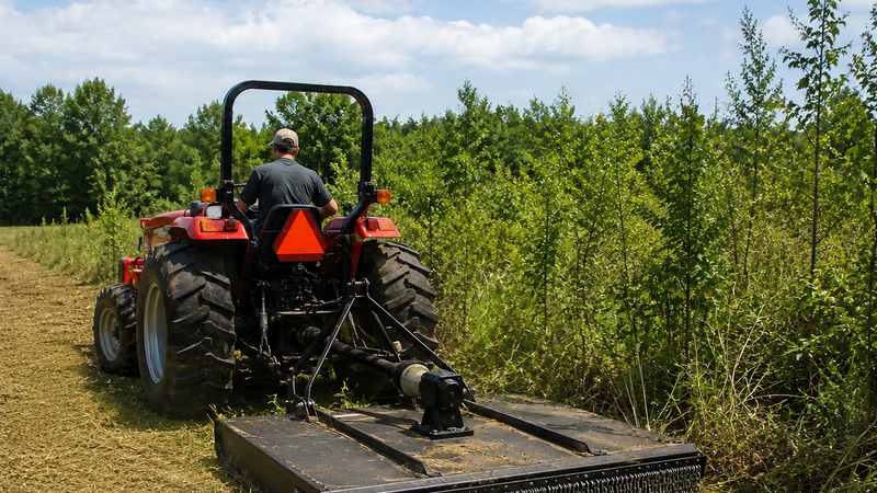Improve Land Efficiency with Bush Hogging in Santa Rosa Beach, FL for Clean and Safe Properties