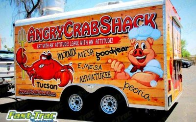 Food Truck Wrap Design for Service Windows, Ordering Lines, and Pickup Areas