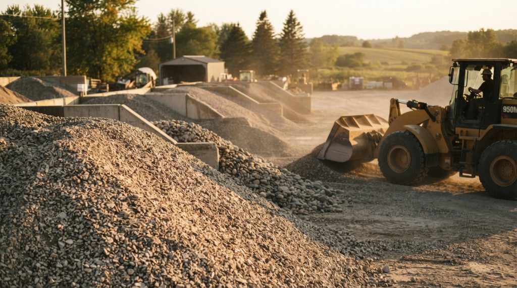 Aggregates Rock Delivery and Site Preparation Considerations