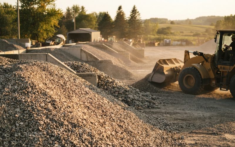 Aggregates Rock Delivery and Site Preparation Considerations