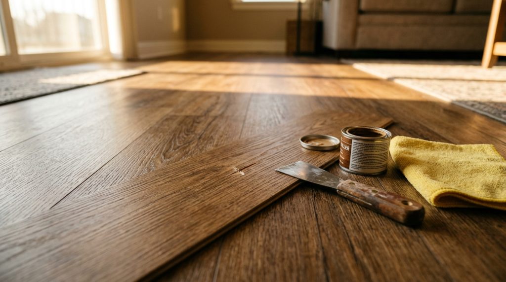 How to Repair Common Luxury Vinyl Flooring Damage Without Replacement